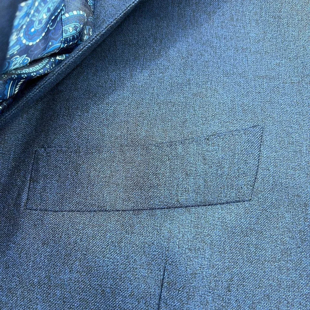 Suitsupply Lazio Vitale Barberis‎ Wool and Silk Coat 36S Blazer Jacket
